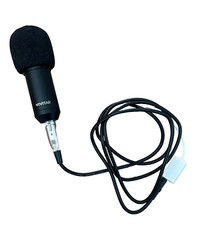 Vivitar Condenser Mini USB Microphone Vlog Podcast Recording Black Wired picture