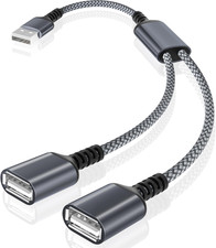 USB Splitter 1 in 2 Out 1FT,USB a Male to Double Female Adapter picture