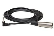 Hosa XVM-110M Right Angle 3.5 mm TRS to XLR3M Microphone Cable, 10 Feet picture