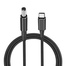 PNGKNYOCN USB C to DC 5.5mm x 2.1mm Power Cord,100W PD Type C Male Black  picture