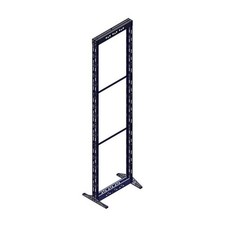 Bud Industries XR2-45 2-Post Knockdown 45U Equipment Open Frame Server Rack picture