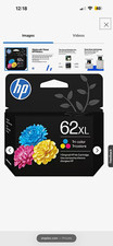 HP 62XL Tri-Color Genuine/Original Inkjet Ink Cartridge, For HP Printers picture