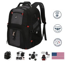 Versatile 20 Pocket Laptop Backpack with USB Charging - Perfect for Travel picture