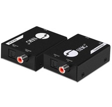 SIIG Optical and Coaxial Audio Extender Over Cat5e/6, 990ft, CE-AU0411-S1 picture