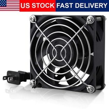 80mm EC Axial Cooling Fan 80x80x25mm AC 110V 120V Brushless Dual Ball Bearing 2W picture