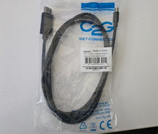C2G 54301 Mini DisplayPort to DisplayPort Cable 6ft 4K mDP to DP Thunderbolt 1/2 picture