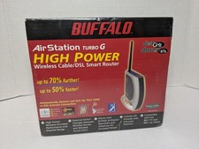 Buffalo Technology AirStation WHR-HP-G54 125 Mbps 4-Port 10/100 Wireless G. Seal picture