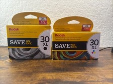 2PK Genuine Kodak 30XL Black and Color Ink Cartridge for ESP 1.2, C110 Hero 3.1 picture