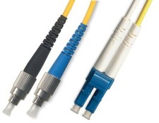2M Singlemode Duplex Fiber Optic Cable 9/125 FC LC Patch Cable Patch Cord picture