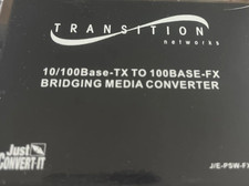 Lot of 6 Transition Networks J/E-PSW-FX-01 10/100 to 100FX Fiber Media Converter picture