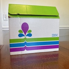 Paul Rand IBM Supply Kit Ca 1980s Vintage Empty Box Fine Art Design picture