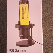 onn. USB Gaming Microphone 3-Pattern Shock Mount Mute Headphone Jack picture