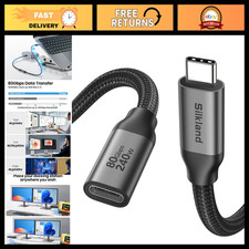 80Gbps USB4 USB C Extension Cable 240W for Thunderbolt 5/4 - 3.3FT Length picture