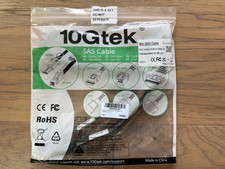 10Gtek 2-Pack Internal Mini SAS to Mini SAS Cable, SFF-8643 to SFF-8643, 0.5m picture