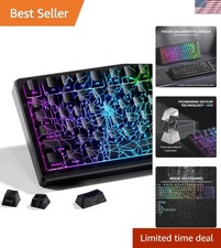 Black Spider Web Shine-Through Keycap Set - Perfect Gift for Gaming Enthusiasts picture