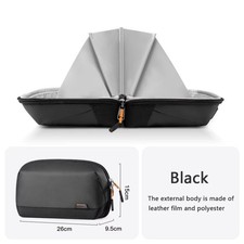 Cable Storage Bag Waterproof Travel Organizer for USB Cords Chargers Plugs picture