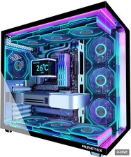 Computer Cases Metal,Plastic,Tempered Glass 1 MUSETEX Y6 PC Case Pre-Installed picture