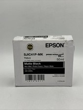 Epson SJIC41P-MK T52L5 Matte Black Ink 50ml Ink Cartridges (C13T52L520) F6B 2028 picture