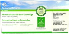 Sustainable Earth Black Remanufactured Toner Cartridge Replaces Brother TN350 picture