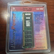 CENTON MemoryPOWER 128MB DDR 200/266 PC1600/2100 184 Pin DIMM - NEW picture