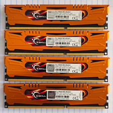 G.Skill Ares 16GB (4x4GB) DDR3 1600MHz PC3-12800 Desktop RAM Kit Orange CL9 picture