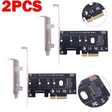 2PACK M.2 NVME SSD To PCIe 3.0 X4 Adapter Card Desktop Expansion Conversion NEW picture