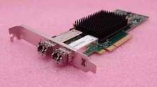 Lenovo Emulex LPe31002 Dual Port 16Gb FC Host Bus Adapter HBA FH +2x SFP 01CV843 picture
