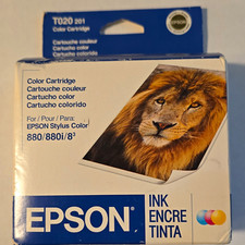 Epson T020 201 Genuine Original Tri-Color Ink Cartridge Stylus 880 880i picture