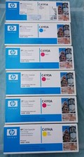 Lot of 6 New HP Color Laserjet Catridges C4191A C4192A C4193A C4194A , sealed picture