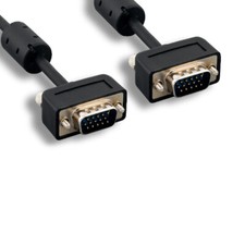 KNTK 3' Slim Type SVGA Video Cable 32AWG HD15 15Pin for TV PC Monitor Display picture