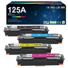 125A Toner Cartridge 4-Pack for HP CM1312nfi CM1312 MFP+ CP1215 CP1515 CP1518ni picture
