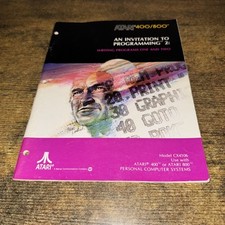 Atari 400/800 An Invitation to Programming 2: Writing Programs 1 and 2 Guide picture