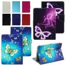 For All 8-8.5inch Universal Folding Folio Leather Pattern Tablet Case Cover picture