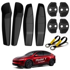 4Piece Door Side Pocket Storage Box for Tesla Model Y Juniper 2025 2026 picture