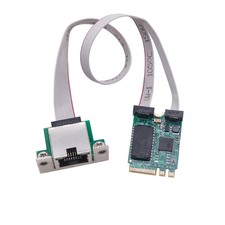 2.5Gb Network Adapter M.2 A+E/Mini PCIE to RJ45 COM Port RTL8125BG Chip 2.5G/1G picture