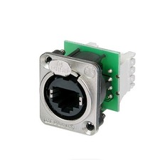 NEUTRIK NE8FDV-Y110 RJ45 CAT5 ETHERCON IDC110 Punch Down Panel mount connector picture