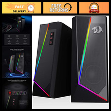 GS520 Wired 2.0 Channel Stereo Sound Desktop RGB Computer Speakers picture
