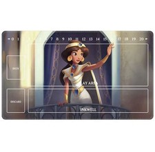 Disney Lorcana TCG Custom Playmat Princess Jasmine Aladdin Keyboard Mousepad 24” picture