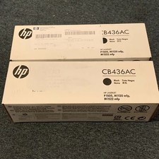 2x Genuine HP CB436AC 36A Black Cartridge Toner LaserJet P1505 M1120 mfp M1522 picture