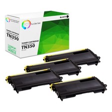 TCT 4 TN350 Black Compatible Toner For Brother HL 2040 2070 MFC 7420 IntelliFax picture