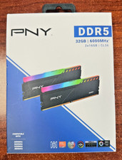NEW 32GB (2x16GB) PNY DDR5 PC5-6000 Desktop RAM PC UDIMM picture