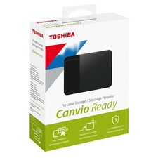 Toshiba Canvio Ready HDTP340XK3CA 4 TB Portable Hard Drive - External - Black picture