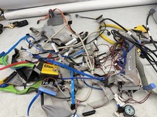 Lot Assorted Desktop Computer Cables Bits and Pieces Parts  Plugs Random Stuff picture