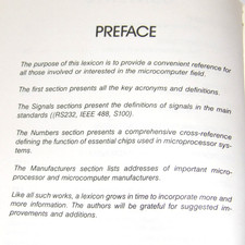 VINTAGE 1978 SYBEX MICROPROCESSOR LEXICON/ACRONYMS & DEFINITIONS MANUFACTURERS picture