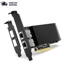 High-Performance 10G PCIe Network Card with Dual RJ45 - Windows/Linux Compatible picture