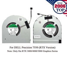 New CPU+GPU Cooing Fan for DELL Precision 7550 RTX 0CD6WC 0M06D7 5V fan picture