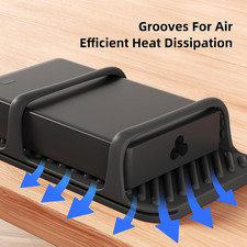 Universal Silicone Laptop Charger Holder,Under Desk Power Brick Mount Organiz... picture