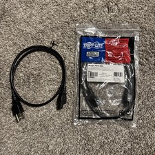 2x Tripp Lite Model P013-003 3ft Power Cord 10A  picture