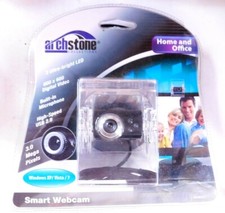 Archstone USB Smart Webcam with 3 LEDs Built-in Microphone 3 MP NIP picture