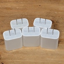 Lot of 5 Genuine Apple 20W USB-C Power Adapter Fast Wall Charger Block A2305 OEM picture